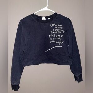 KOTN cropped crewneck sweatshirt
